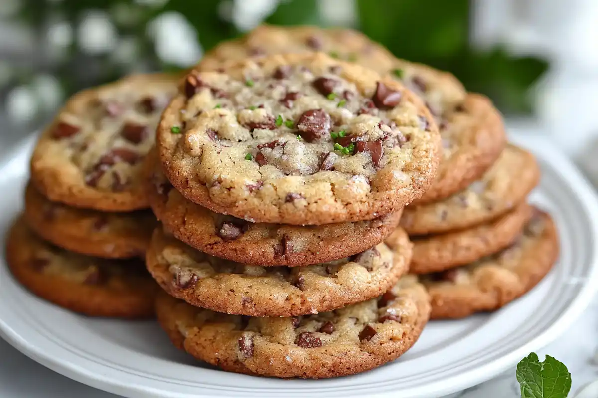 Delicious Crumbl cookie recipe freshly baked.