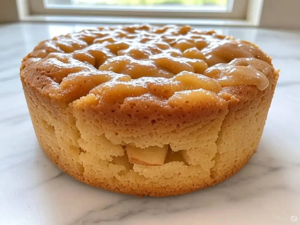 Naturally delicious apple fritter cake.