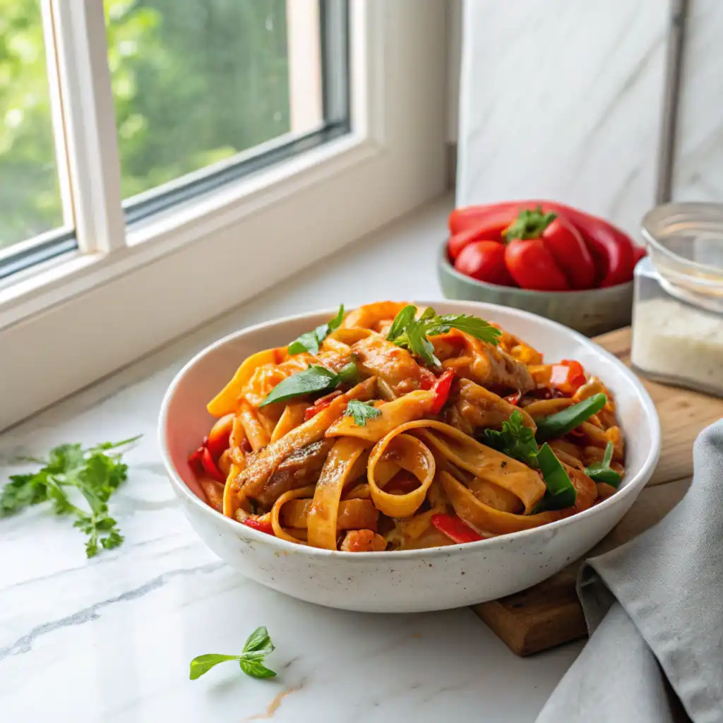 Italian Drunken Noodles: A Culinary Fusion